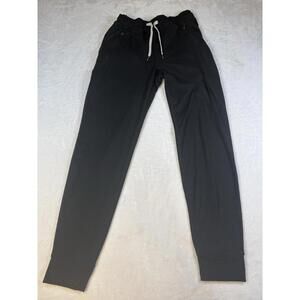 VUORI Men's Ponto Performance Joggers Black Zipper Pockets Size Small